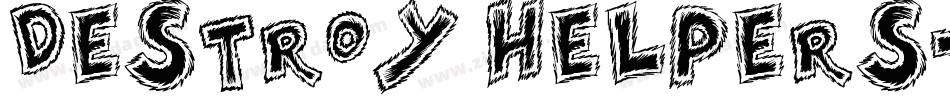 Destroy Helpers字体转换